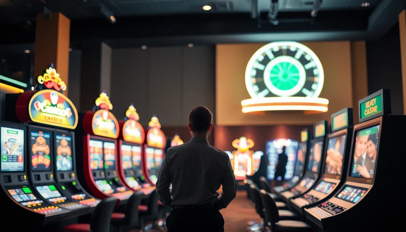 Erkunden Sie den frei casino bonus mit spannenden Spielautomaten und einladender Casino-Atmosphäre.
