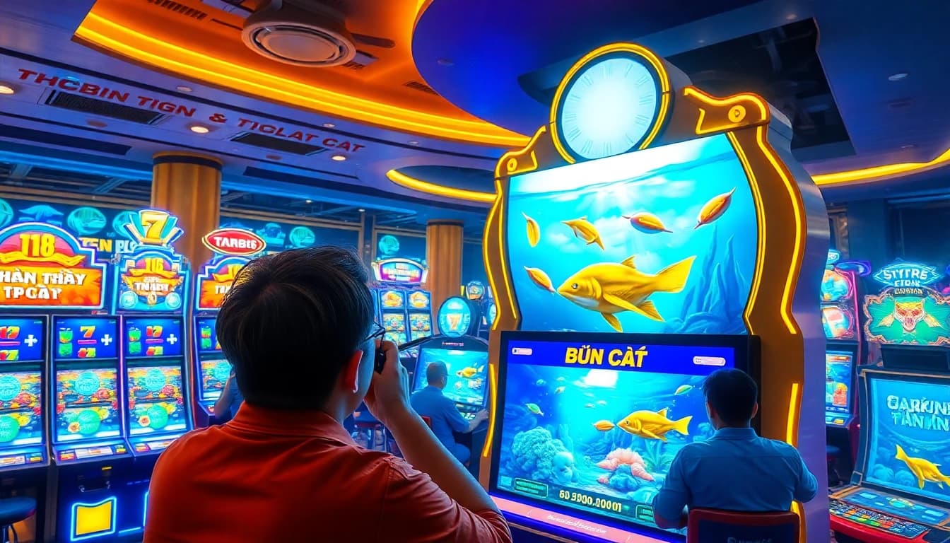 Experience the excitement of TT88 bắn cá with players aiming for high rewards in a vibrant gaming environment.