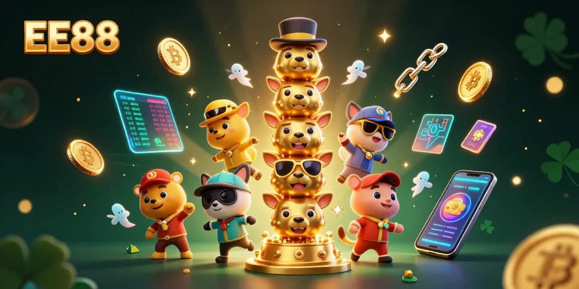 Experience thrilling gameplay at EE88 with vibrant 3D graphics and crypto elements enhancing your betting experience.
