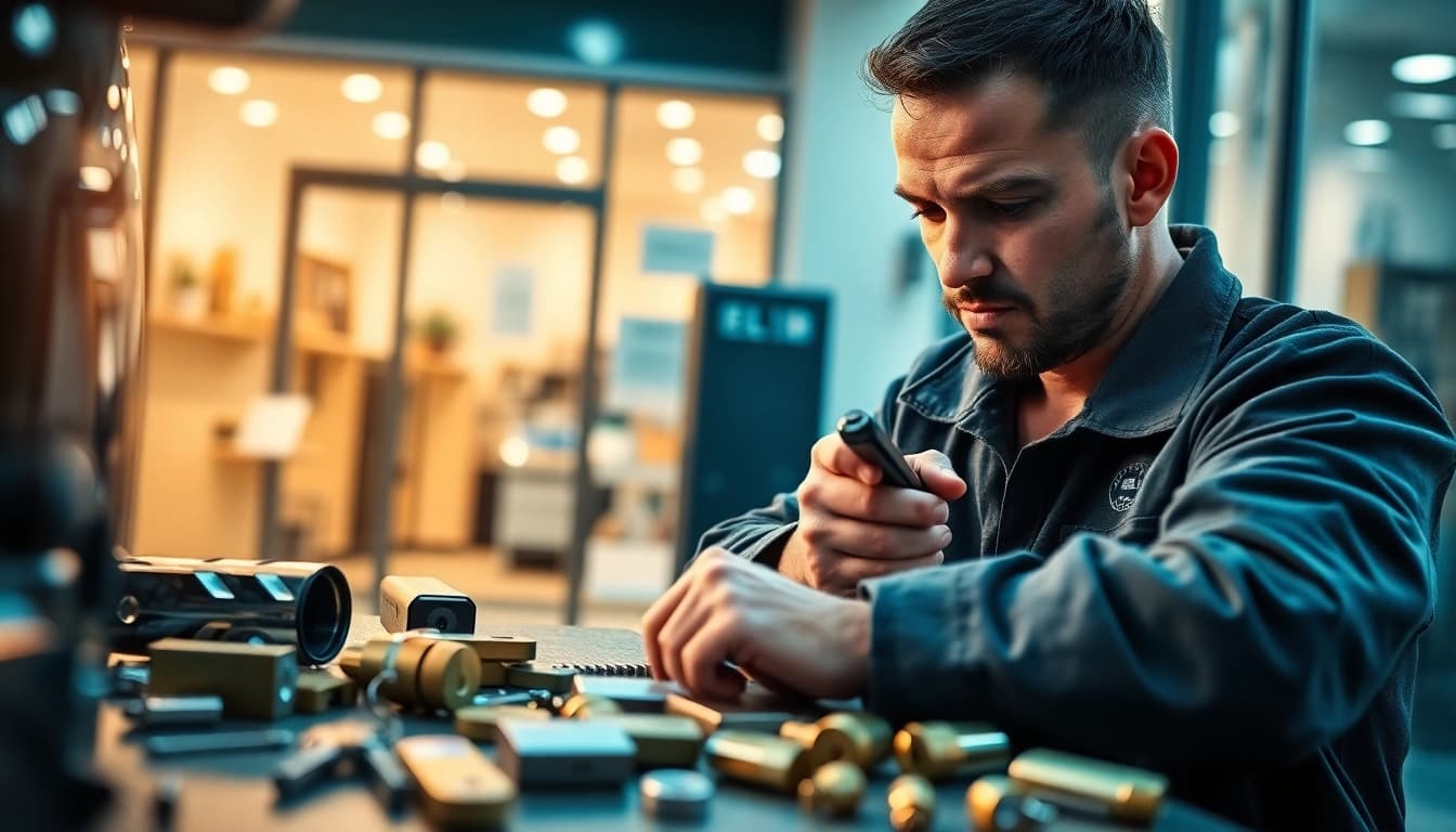 Wiesbadener Schlüsseldienst-Experte bietet schnellen und zuverlässigen Service in einem professionellen Umfeld.