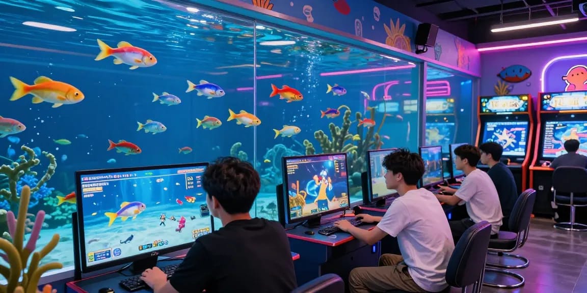 Bắn cá au88 immersive gaming experience with colorful marine life and vibrant atmosphere