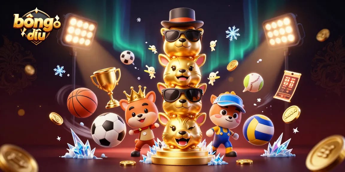 Engage in the vibrant world of bóng đá lu, where dynamic sports balls and energetic casino elements come to life.