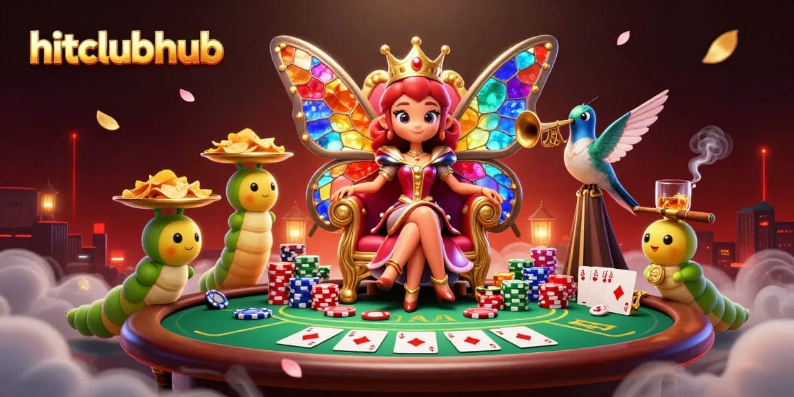 Experience thrilling gameplay at hitclubhub with vibrant casino graphics and dynamic poker elements.