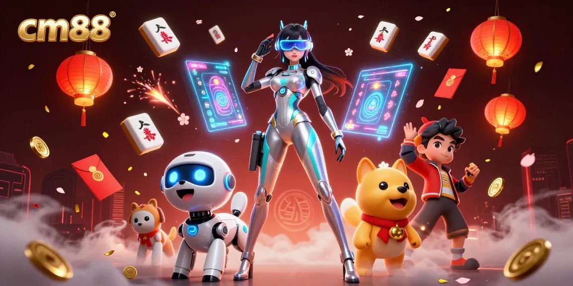 Experience thrilling fun with CM88's vibrant 3D casino adventure featuring fantastical gaming elements.
