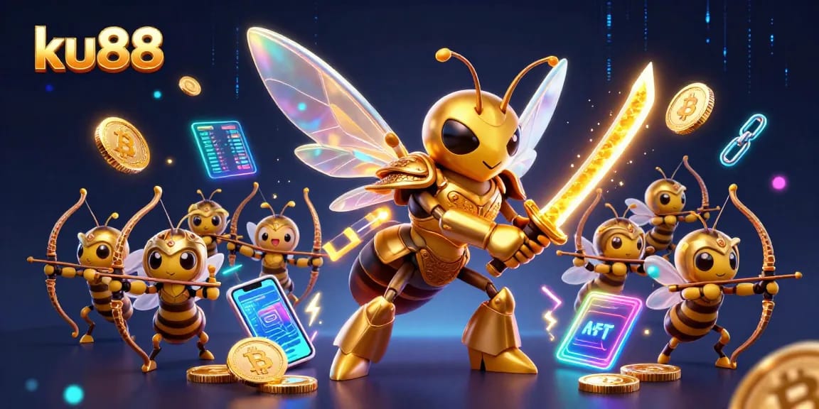 Experience thrilling gaming at ku88 with 3D characters engaging in dynamic casino action.