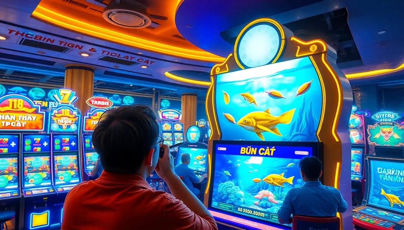 Experience the excitement of TT88 bắn cá with players aiming for high rewards in a vibrant gaming environment.