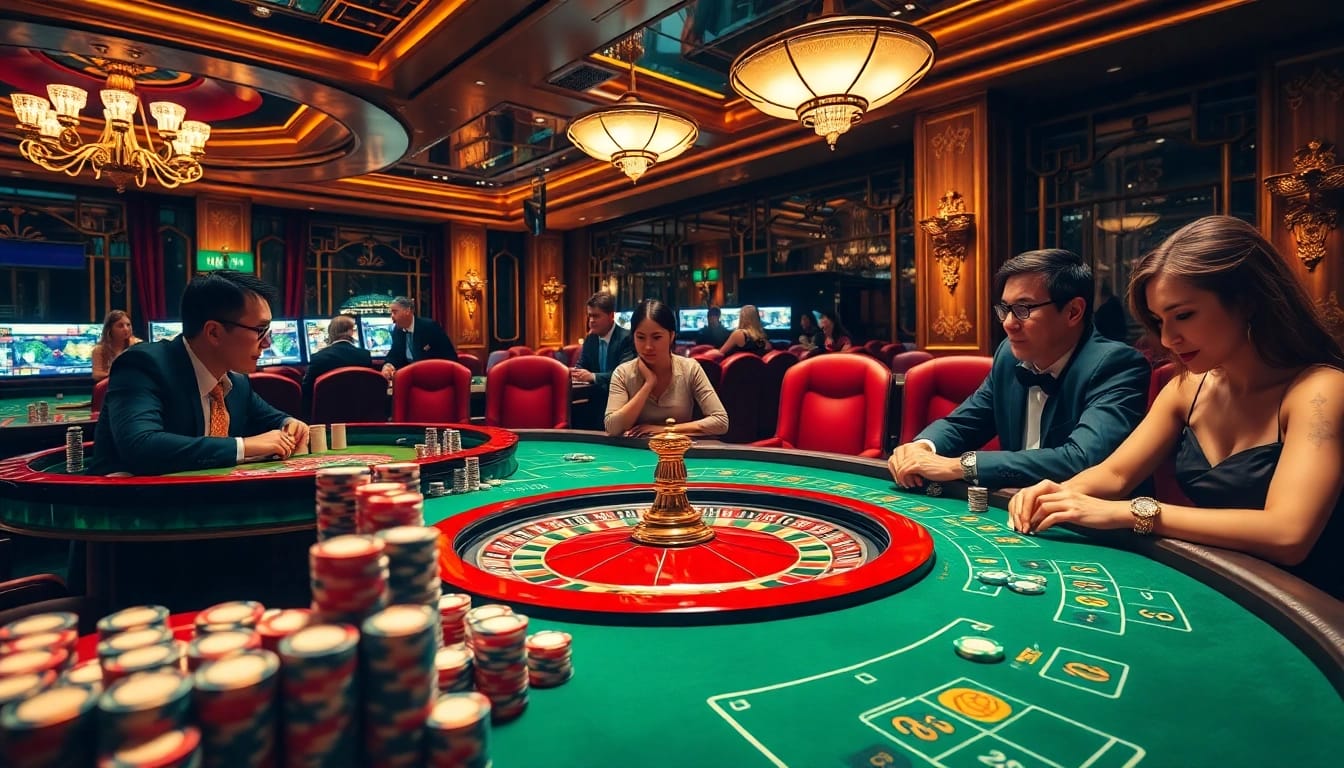 Experience the excitement of betting at https://siu88.best/ with vibrant casino tables and engaged players.