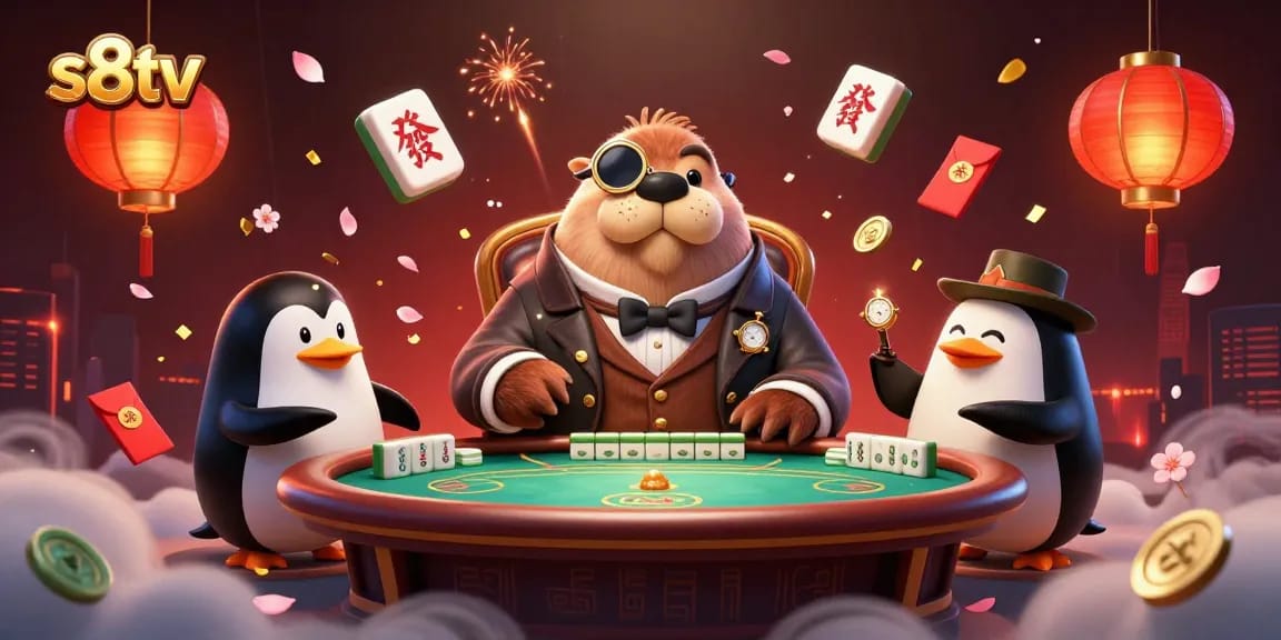 Experience thrilling online betting with s8tv's lively gaming scene featuring colorful characters.
