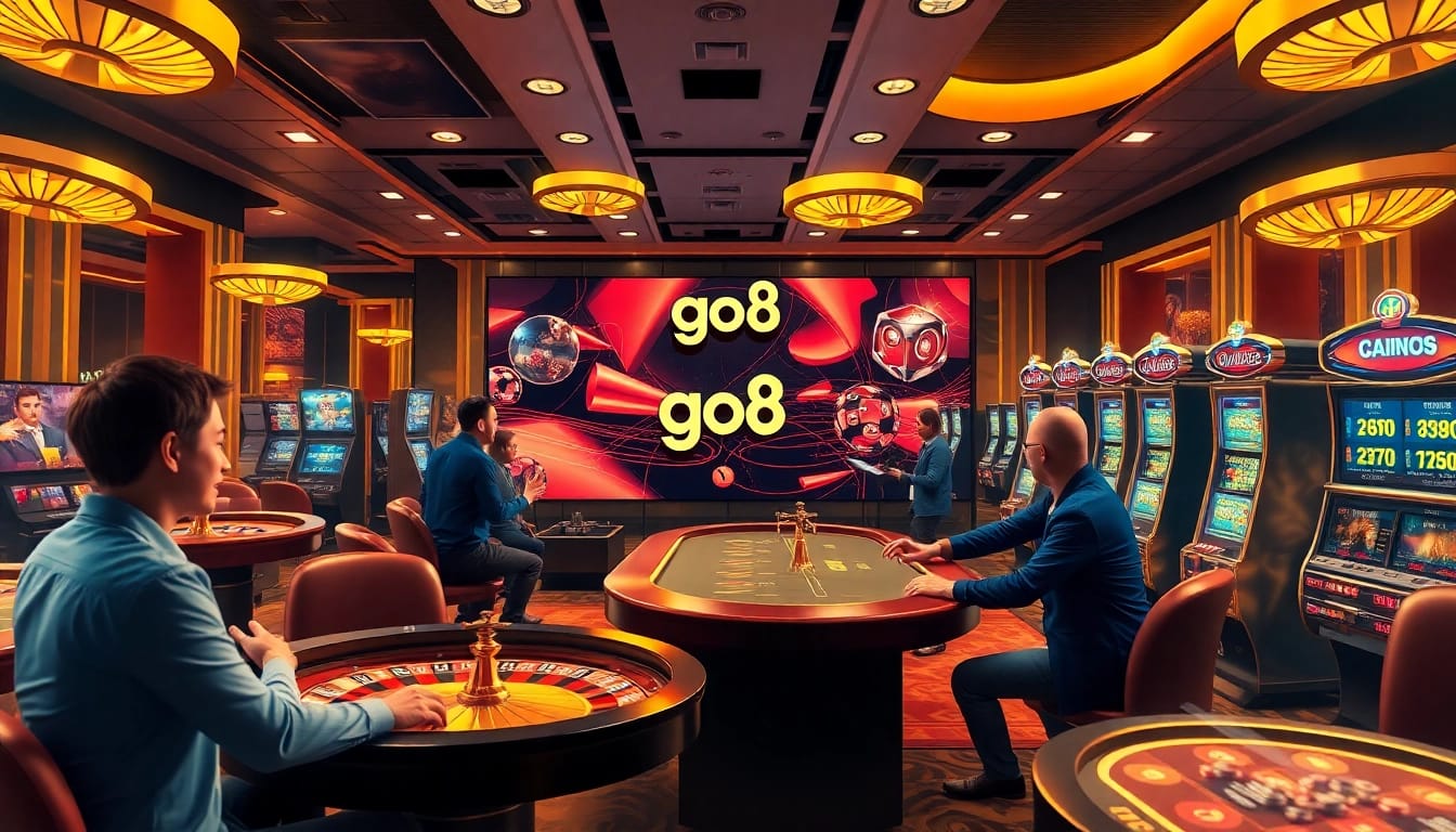 Players enjoying exciting games at go8 online casino with vibrant interfaces and top-notch security.