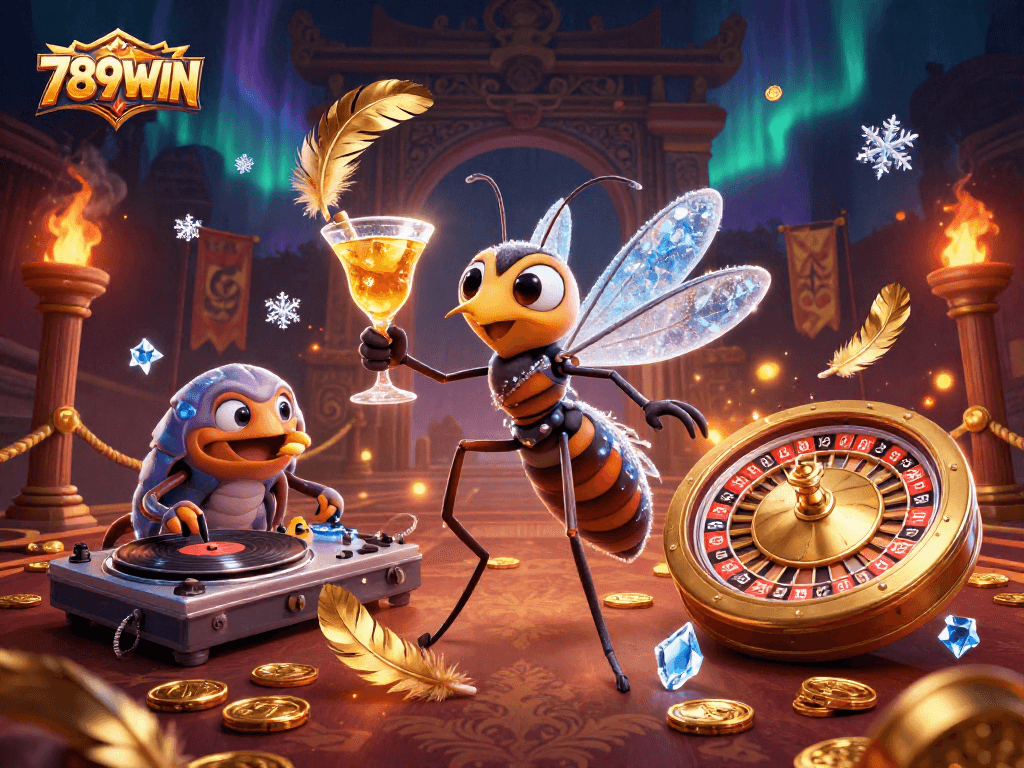 Experience thrilling gameplay at 789WIN with vibrant casino characters and rich gaming elements.