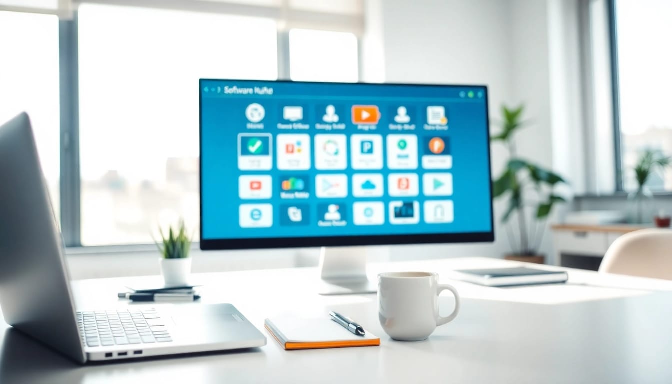 Dynamische Software Hilfe durch innovative Lösungen und modernes Workspace-Design.