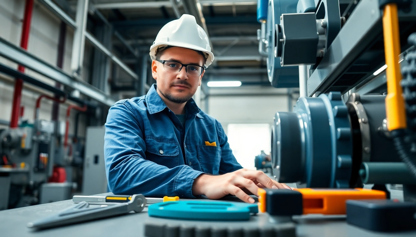 Durchführung der DGUV V3 Prüfung durch einen Techniker in einem professionellen Umfeld