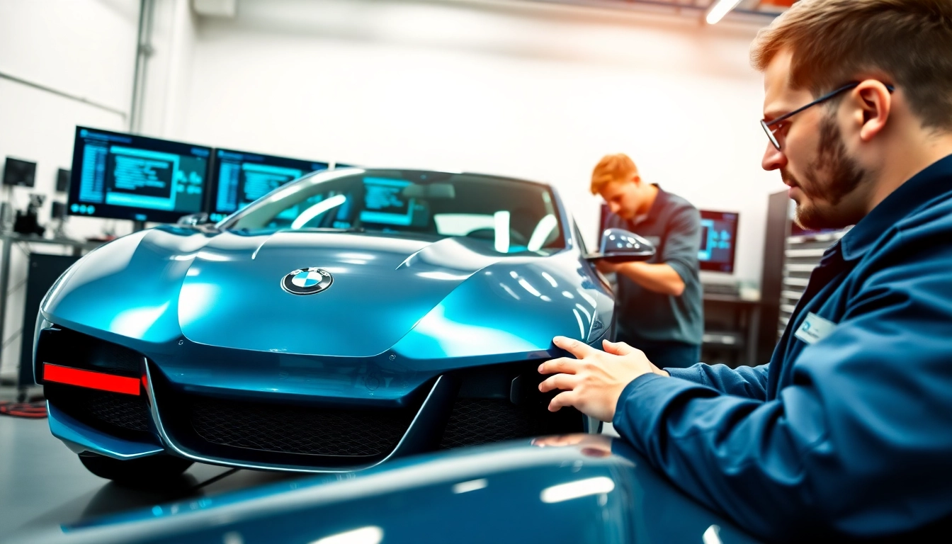 BMW Codierung am modernen Fahrzeug mit präzisen Diagnosetools.