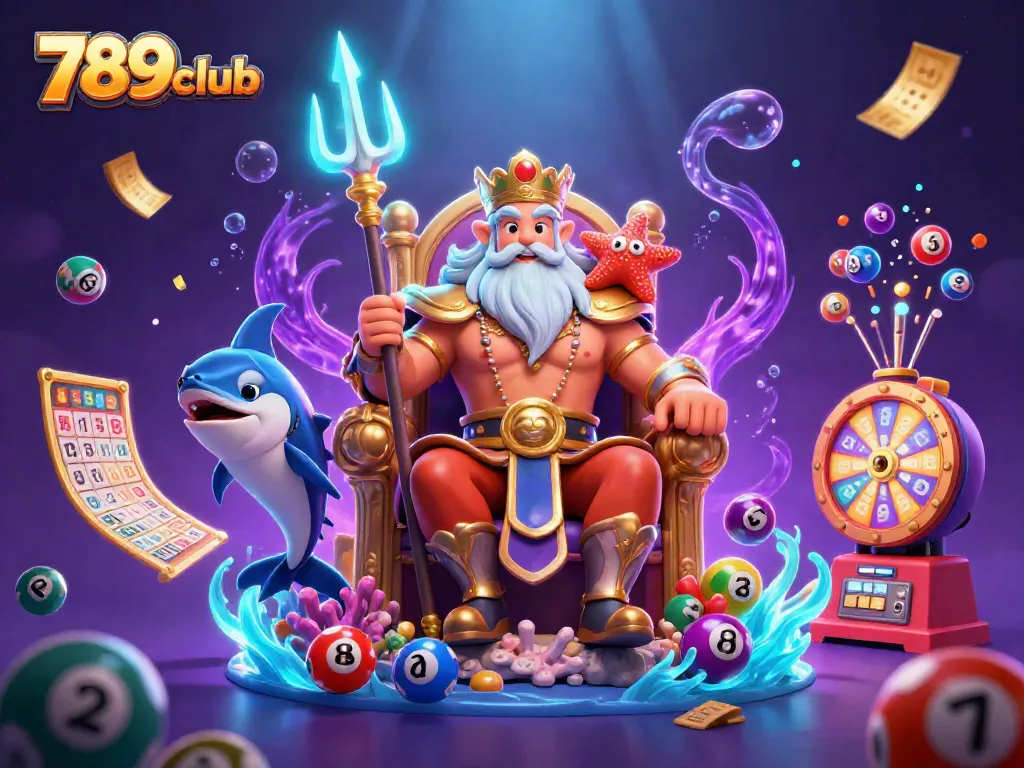 Experience thrilling moments at 789club with dynamic lottery elements and festive undersea adventures.