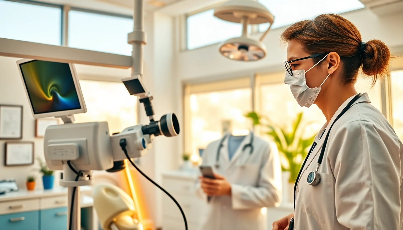 Praxisfotograf München capturing a healthcare photographer in a modern medical environment.