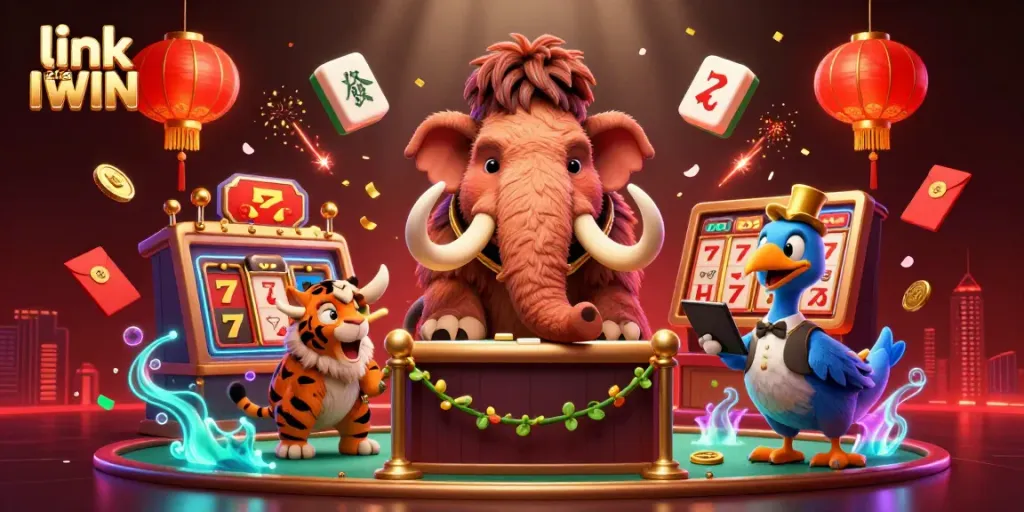 Experience the thrill of link 2026 IWIN with our vibrant casino scene featuring unique characters and gaming elements.