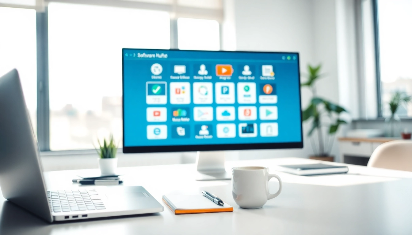 Dynamische Software Hilfe durch innovative Lösungen und modernes Workspace-Design.