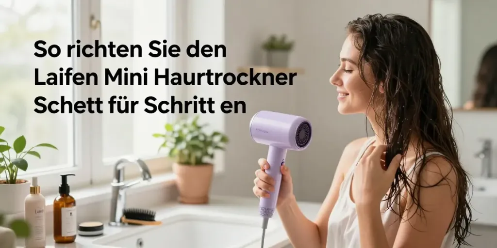 Laifen Mini haartrockner insights shown in So richten Sie den Laifen Mini Haartrockner Schritt für Schritt ein