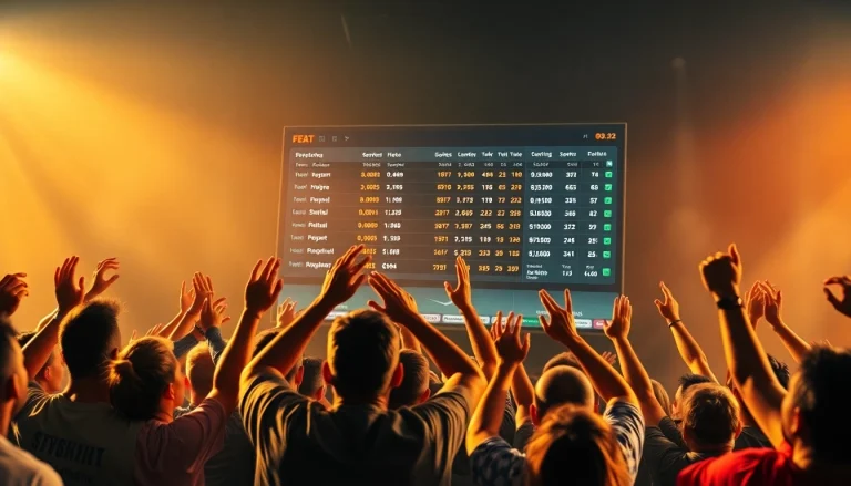 Wetten ohne LUGAS auf einer modernen Plattform mit jubelnden Fans und Wettquoten.