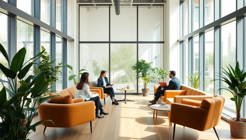 Visualisieren Sie die Rolle von Headhunter Halle Saale in einem modernen Büro für erfolgreiche Personalvermittlung.