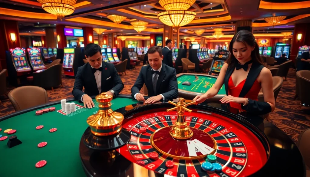 Gamble in luxury with the excitement of 88bet's roulette wheel and vibrant casino players.