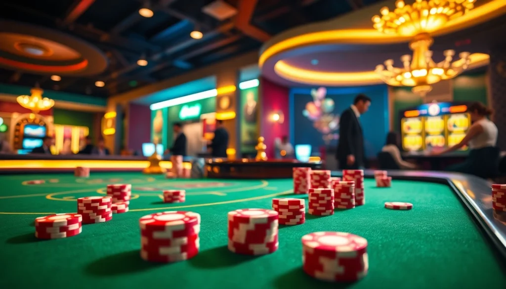 Experience the thrill of gambling at Nhà cái 11win with vibrant casino games and engaging players.
