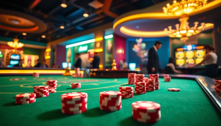 Experience the thrill of gambling at Nhà cái 11win with vibrant casino games and engaging players.