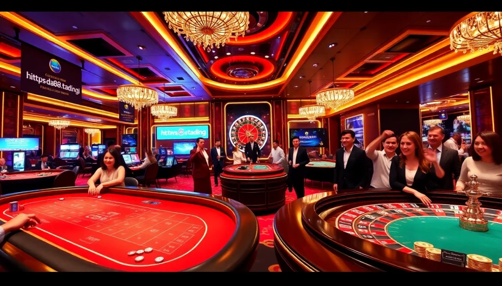 Experience the excitement of winning with https://da88.trading/ at a luxurious casino table.