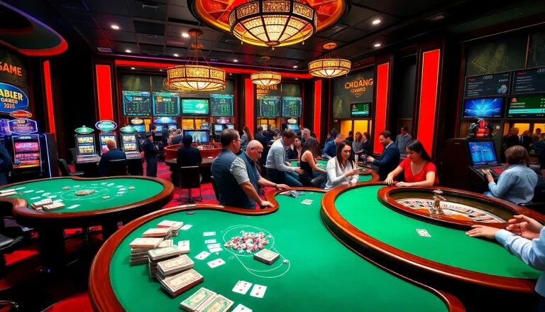Experience vibrant gaming excitement at cổng game 789club with lively tables, cards, and slots.