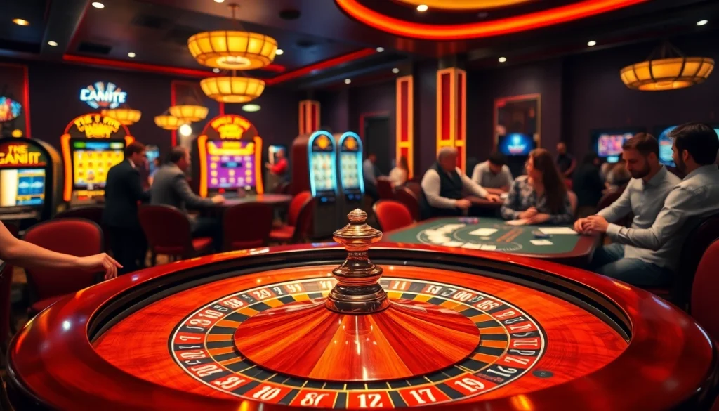 Players experiencing excitement at a roulette table while engaging with https://ski10.org/ for online gambling.