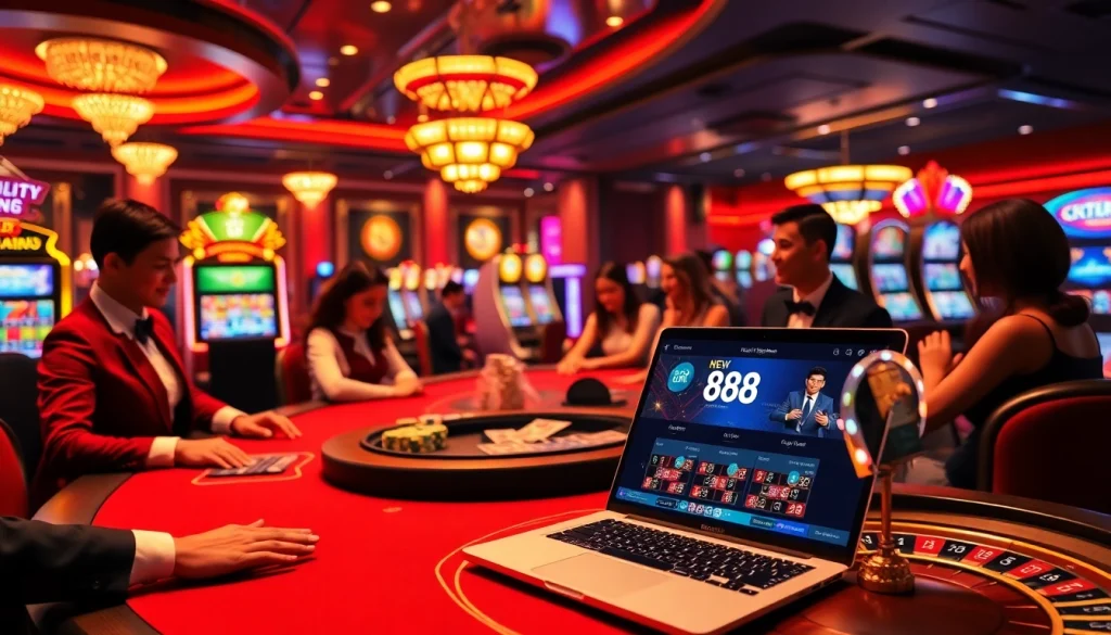 Engage in high-stakes action at new 88 with colorful slots and professional poker play.