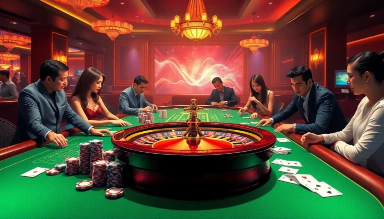 Analyze and celebrate giải mã kèo nhà cái at an energetic casino table with engaged players and vibrant gameplay.