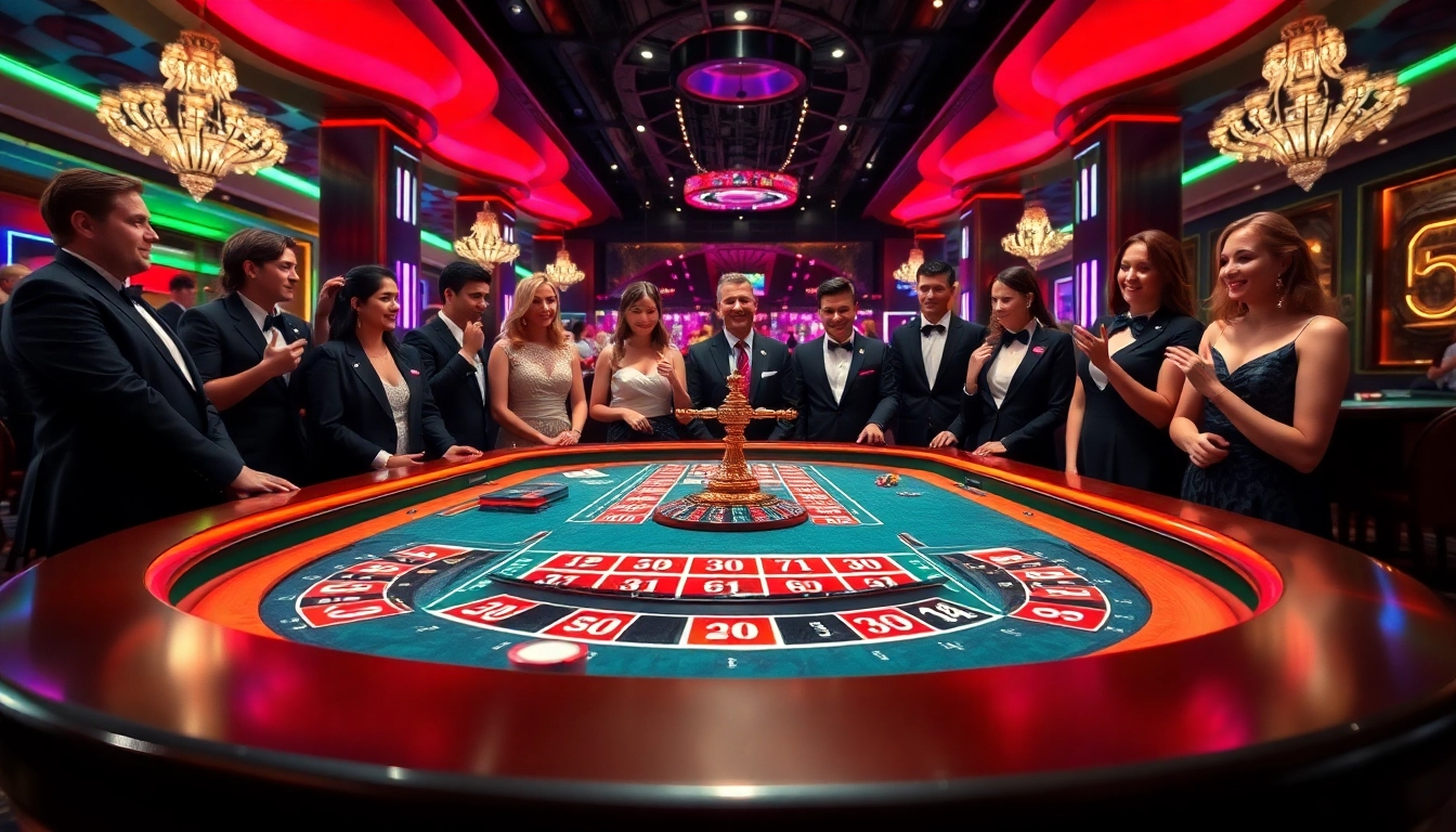 Spannende Games und Roulette in einem Casino mit casino spiele.de Atmosphäre.